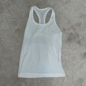 White lululemon swiftly tech tank